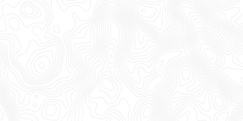 Modern design with White background with topographic wavy pattern design.paper texture Imitation of a geographical map shades. topography line map. Vintage outdoors style

