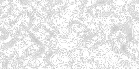 Modern design with White background with topographic wavy pattern design.paper texture Imitation of a geographical map shades. topography line map. Vintage outdoors style


