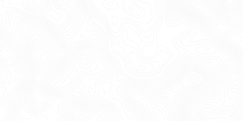 Modern design with White background with topographic wavy pattern design.paper texture Imitation of a geographical map shades. topography line map. Vintage outdoors style

