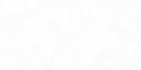 Modern design with White background with topographic wavy pattern design.paper texture Imitation of a geographical map shades. topography line map. Vintage outdoors style

