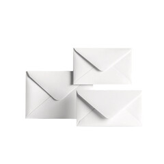 an open envelope made out of white paper PNG image, PNG file, Generative art.