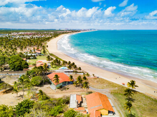 aerial view of the Cupe Beach Point, Porto de Galinhas, Ipojuca © Jair