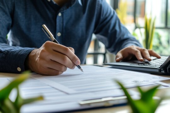 Digital account verification  kyc process with fingerprint and photo id scanning for authentication - Powered by Adobe