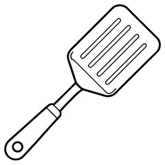 kitchen spatula icon vector
