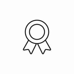 award badge icon sign vector