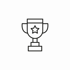 cup award winner icon sign vector