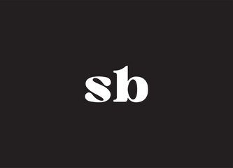 SB letter logo and initial logo design