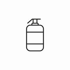 liquid soap icon sign vector