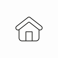 real estate house icon sign vector