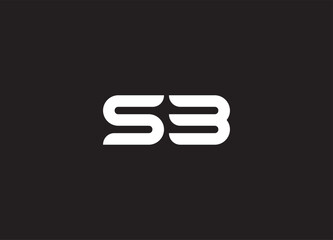 SB letter logo and initial logo design