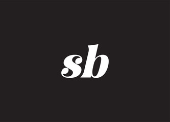 SB letter logo and initial logo design