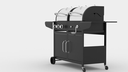 Barbecue Grill with white background
