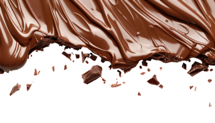PNG Chocolate melted confectionery dessert food.