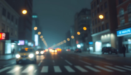 cold mood city street motion blur background, low-poly. isolated with white highlights
