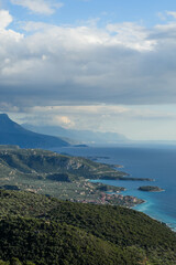 view from the top of the mountain 