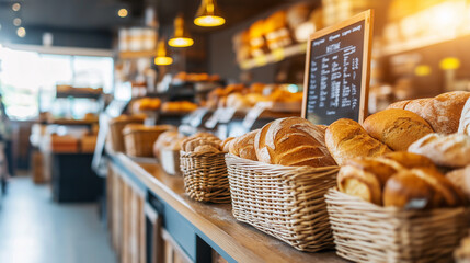 bread in a shop