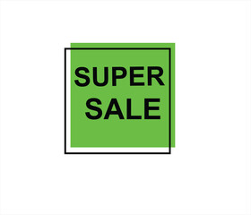 Super sale editable text style effect, suitable for promotion needs.