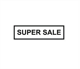 Super sale editable text style effect, suitable for promotion needs.