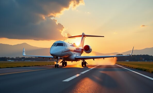 Rega ambulance jet bombardier cl-600-2b16 challenger 650 is landing on runway 14 in zurich in switzerland 2052022 ambulance ambulance emergency medical rescue paramedic health