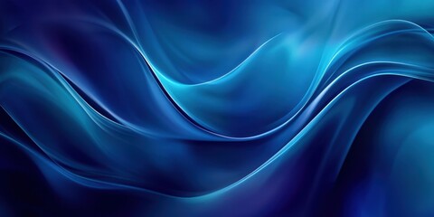 Soft blue waves flow gracefully, creating an abstract pattern that evokes a sense of calm and tranquility in this serene environment