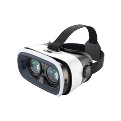 virtual reality headset technology isolated on transparent background