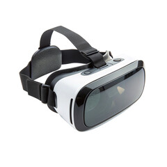 virtual reality headset technology isolated on transparent background