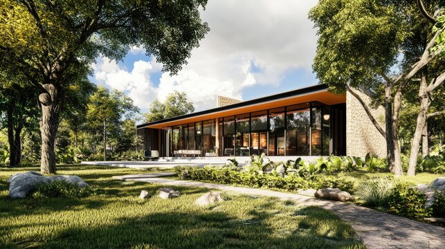 Modern villa concept, future proof ideas