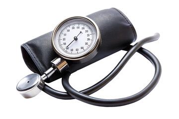 sphygmomanometer isolated on white background PNG.AI GENERATED