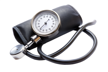 sphygmomanometer isolated on white background PNG.AI GENERATED