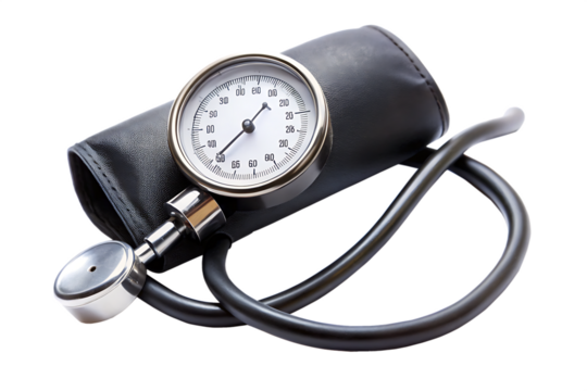 sphygmomanometer isolated on white background PNG.AI GENERATED
