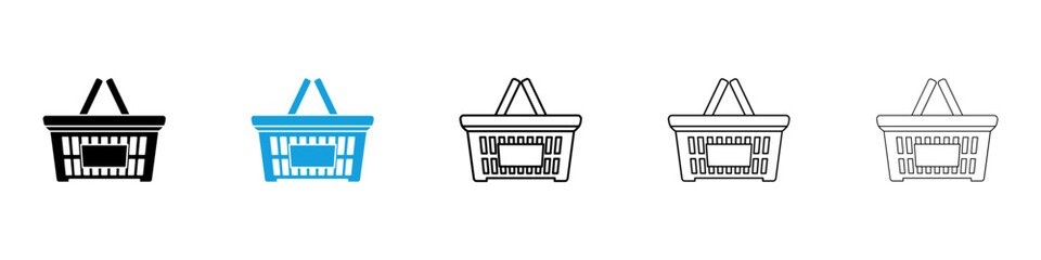 Shopping basket icons