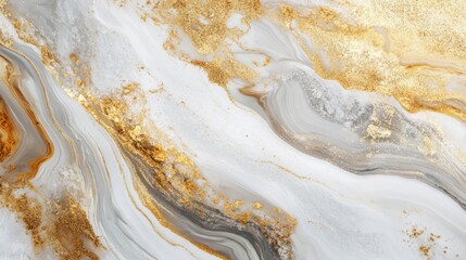 Natural White and Gold marble texture for skin tile wallpaper luxurious background. Creative Stone ceramic art wall interiors design.