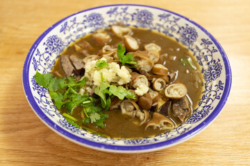 Beijing, China delicacies boiled in gravy