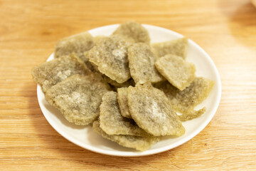Chinese Beijing food snack fried enema