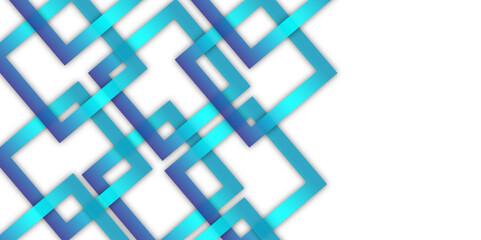 Fototapeta premium 3d architecture pattern design. seamless rectangle. White and gray geometric glossy square technology. Abstract geometric shapes and icons. circle, template concept design. Vector illustrations. Retro