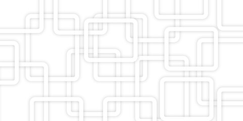 3d architecture pattern design. seamless rectangle. White and gray geometric glossy square technology. Abstract geometric shapes and icons. circle, template concept design. Vector illustrations. Retro