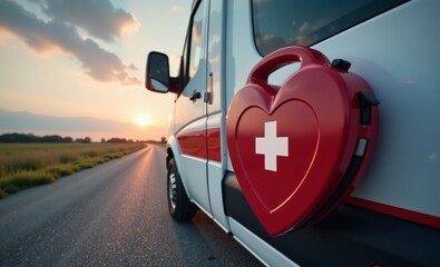 First aid training using automated external defibrillator device - aed ambulance ambulance emergency medical rescue paramedic health