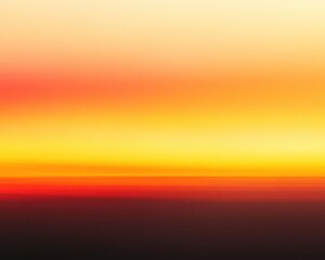 Obraz premium Abstract blurred background with sunset light, yellow and orange colors, blurred bokeh effect, soft focus. copy space for text, minimalistic style, no people or faces in the picture, pastel colors