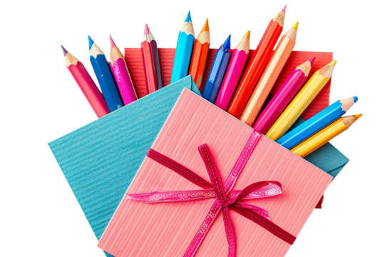 Express Gratitude with Teacher's Day Thank You Notes and Cards for Amazing Teachers Isolated on Transparent Background