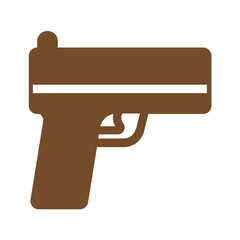 Fototapeta premium hand drawn pistol