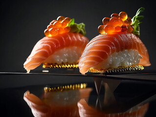 Close-up of a delicious sushi	
