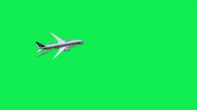 Green Screen Plane Eater Flies Monster Attack 3D Animations SCP Rendering CGI Cinematic 4K
