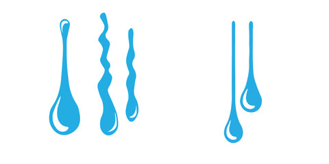 Water Drip Vector Illustration