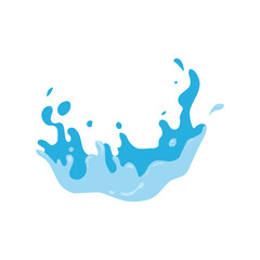 Water Splash Vector Illustration