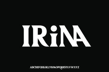 Display alphabet font vector design suitable for headline, poster, logo, magazine and many more