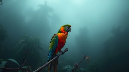 blue and yellow parrot