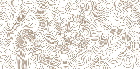 Fototapeta premium Abstract Topographic contour map. Vector cartography illustration. Geographic mountain relief. Abstract lines background. Contours trails, image grid geographic relief topographic Cartography Backgrou
