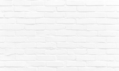 White brick wall background