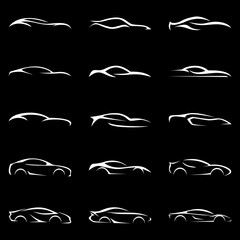 Automotive car logo icon vector illustration