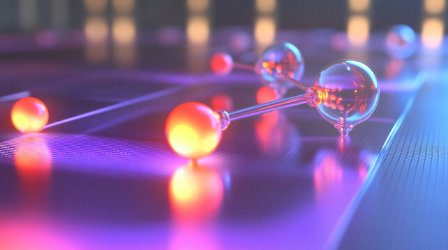 AI-augmented quantum simulations for molecular and material science research, utilizing quantum computing to predict chemical reactions and optimize material properties.